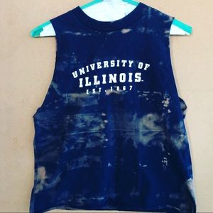 Custom University of Illinois muscle tank